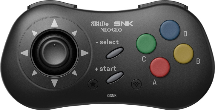 8BitDo NEOGEO Wireless Pad, black, Windows / Android / NEOGEO mini in de groep COMPUTERS & RANDAPPARATUUR / GAMING / Gaming accessoires bij TP E-commerce Nordic AB (C33519)