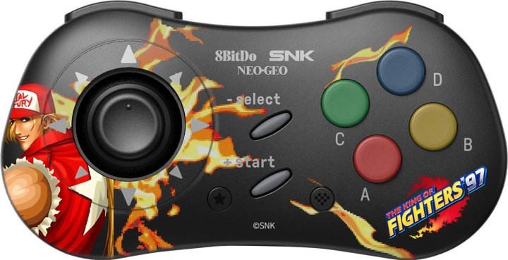 8BitDo NEOGEO Wireless Pad, Terry Bogard Edition, Windows / Android / NEOGEO mini in de groep COMPUTERS & RANDAPPARATUUR / GAMING / Gaming accessoires bij TP E-commerce Nordic AB (C33521)