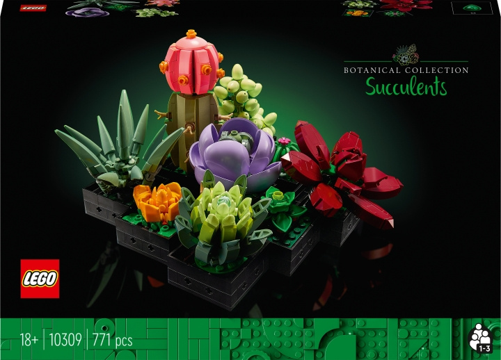 LEGO Botanical 10309 - Succulents in de groep SPEELGOED, KINDER- & BABYPRODUCTEN / Speelgoed / Bouwspeelgoed / Lego bij TP E-commerce Nordic AB (C33578)