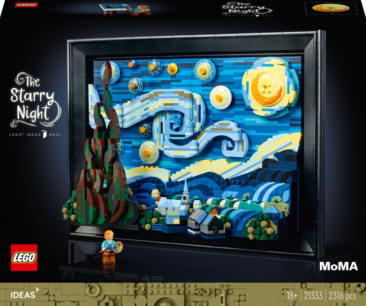 LEGO Ideas 21333 - Vincent van Gogh - The Starry Night in de groep SPEELGOED, KINDER- & BABYPRODUCTEN / Speelgoed / Bouwspeelgoed / Lego bij TP E-commerce Nordic AB (C33582)