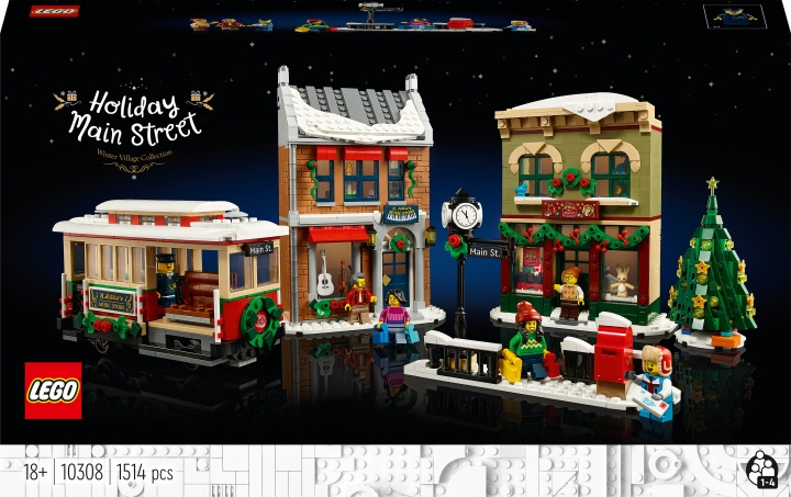 LEGO Icons 10308 - Holiday Main Street in de groep SPEELGOED, KINDER- & BABYPRODUCTEN / Speelgoed / Bouwspeelgoed / Lego bij TP E-commerce Nordic AB (C33593)