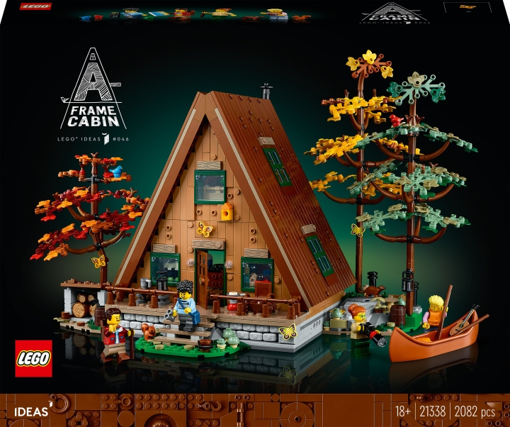 LEGO Ideas 21338 - A-Frame Cabin in de groep SPEELGOED, KINDER- & BABYPRODUCTEN / Speelgoed / Bouwspeelgoed / Lego bij TP E-commerce Nordic AB (C33596)