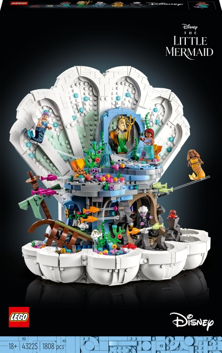 LEGO Disney Princess 43225 - The Little Mermaid Royal Clamshell in de groep SPEELGOED, KINDER- & BABYPRODUCTEN / Speelgoed / Bouwspeelgoed / Lego bij TP E-commerce Nordic AB (C33610)