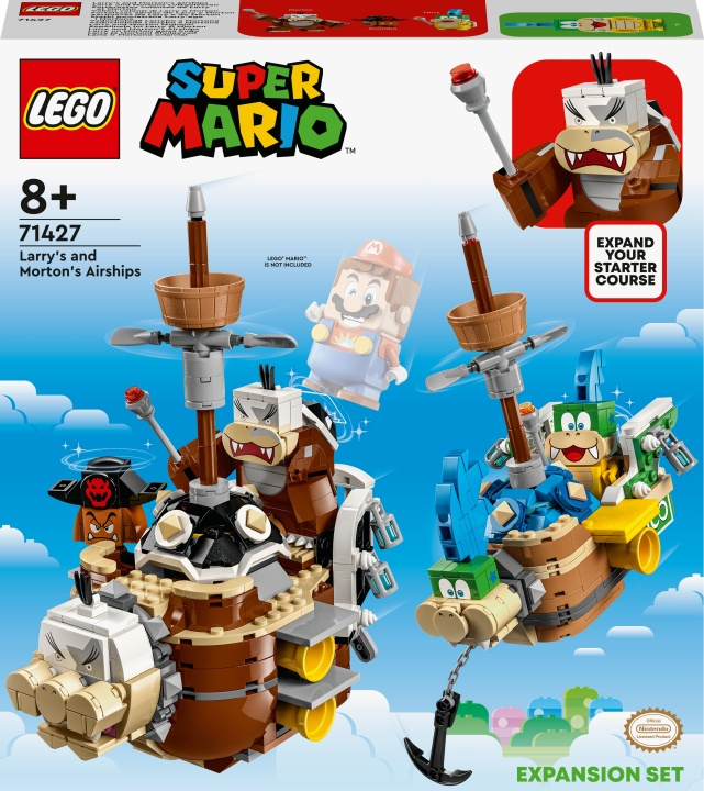 LEGO Super Mario 71427 - Larry\'s and Morton’s Airships Expansion Set in de groep SPEELGOED, KINDER- & BABYPRODUCTEN / Speelgoed / Bouwspeelgoed / Lego bij TP E-commerce Nordic AB (C33614)