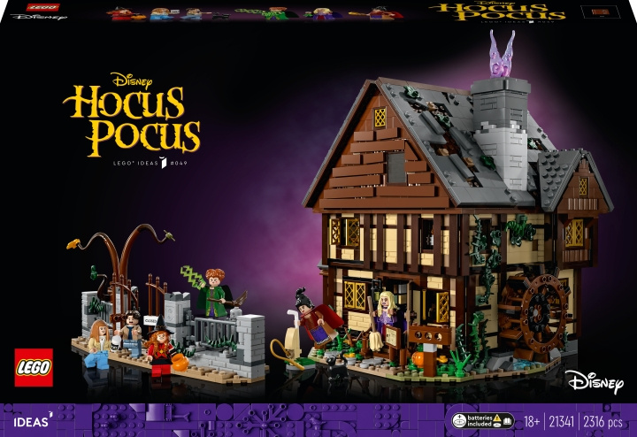 LEGO Ideas 21341 - Disney Hocus Pocus: The Sanderson Sisters\' Cottage in de groep SPEELGOED, KINDER- & BABYPRODUCTEN / Speelgoed / Bouwspeelgoed / Lego bij TP E-commerce Nordic AB (C33619)