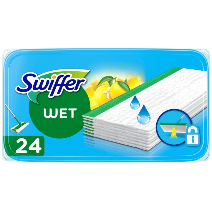 Swiffer Sweeper Fuktiga Refiller För Golv x24 in de groep HUISHOUDEN & TUIN / Schoonmaakproducten / Overige schoonmaakaccessoires bij TP E-commerce Nordic AB (C33875)