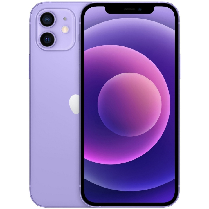 Apple iPhone 12 64GB Purple in de groep SMARTPHONE & TABLETS / Mobiele telefoons & smartphones bij TP E-commerce Nordic AB (C33912)