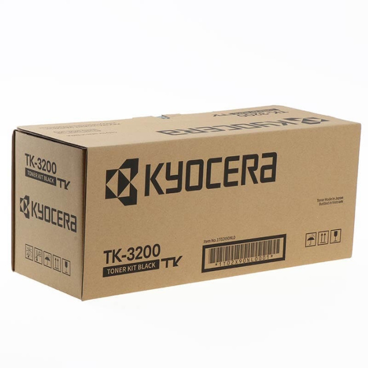 Kyocera Toner 1T02X90NL0 TK-3200 Svart in de groep COMPUTERS & RANDAPPARATUUR / Printers & Accessoires / Inkt & Toner / Toner / Kyocera bij TP E-commerce Nordic AB (C34914)