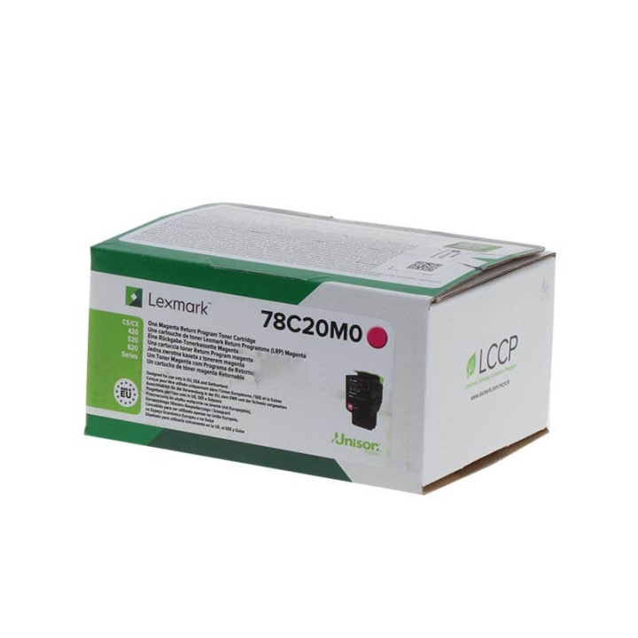 Lexmark Toner 78C20M0 Magenta, Return in de groep COMPUTERS & RANDAPPARATUUR / Printers & Accessoires / Inkt & Toner / Toner / Lexmark bij TP E-commerce Nordic AB (C36723)