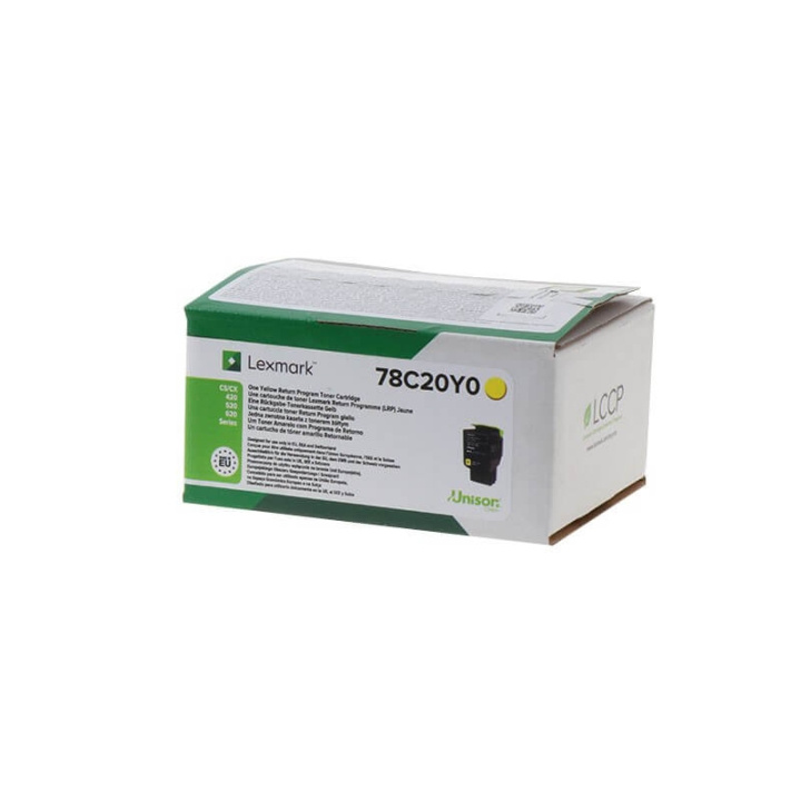 Lexmark Toner 78C20Y0 Gul, Return in de groep COMPUTERS & RANDAPPARATUUR / Printers & Accessoires / Inkt & Toner / Toner / Lexmark bij TP E-commerce Nordic AB (C36724)