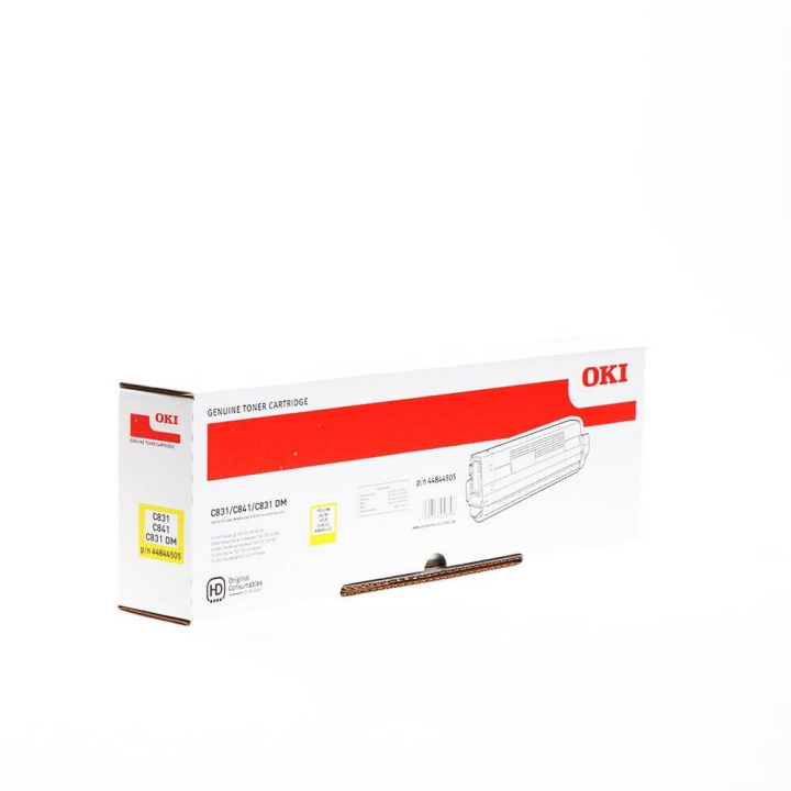 OKI Toner 44844505 Gul in de groep COMPUTERS & RANDAPPARATUUR / Printers & Accessoires / Inkt & Toner / Toner / OKI bij TP E-commerce Nordic AB (C36848)