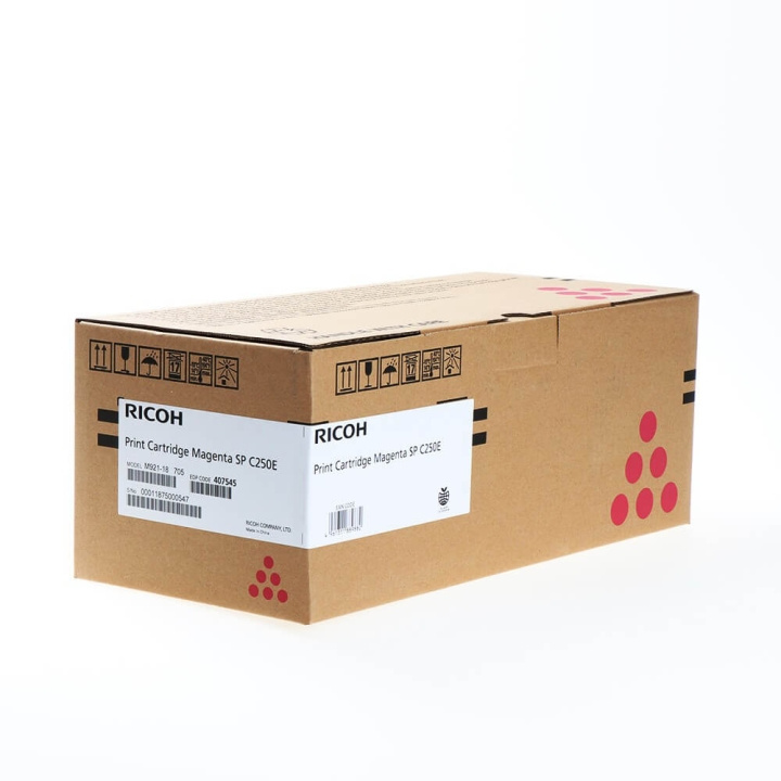 Ricoh Toner 407545 SP C250E Magenta in de groep COMPUTERS & RANDAPPARATUUR / Printers & Accessoires / Inkt & Toner / Toner / Ricoh bij TP E-commerce Nordic AB (C36965)