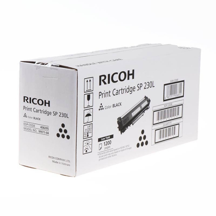 Ricoh Toner 408295 SP 230L Svart in de groep COMPUTERS & RANDAPPARATUUR / Printers & Accessoires / Inkt & Toner / Toner / Ricoh bij TP E-commerce Nordic AB (C36988)