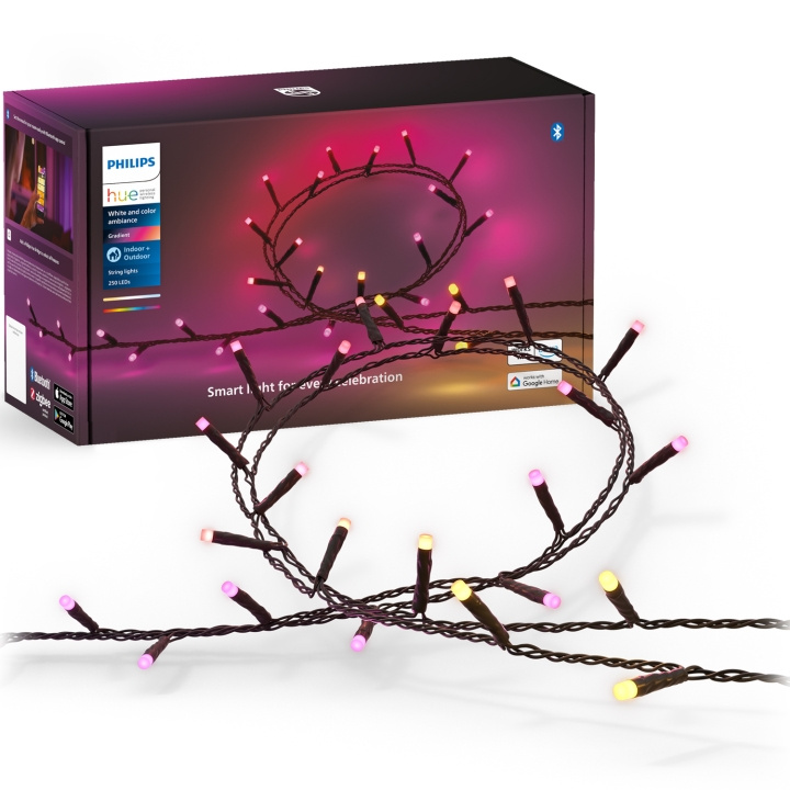 Philips Hue Festavia ljusslinga Inom-/utomhus 250 LED 20m in de groep HUISHOUDEN & TUIN / Smart home / Slimme verlichting bij TP E-commerce Nordic AB (C37668)