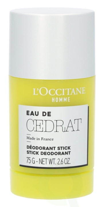 L\'Occitane Homme Cedrat Deodorant Stick 75 ml in de groep BEAUTY & HEALTH / Geuren & Parfum / Deodorant / Deodorant voor mannen bij TP E-commerce Nordic AB (C37879)