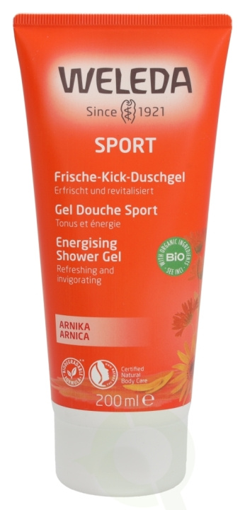 Weleda Arnica Sport Shower Gel 200 ml in de groep BEAUTY & HEALTH / Huidsverzorging / Lichaamsverzorging / Bad- en douchegels bij TP E-commerce Nordic AB (C38071)