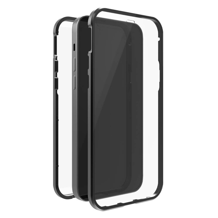 Hama Black Rock 360° Mobilfodral Glas iPhone 14 Transp/Svart in de groep SMARTPHONE & TABLETS / Mobielbescherming / Apple / iPhone 14 bij TP E-commerce Nordic AB (C38436)