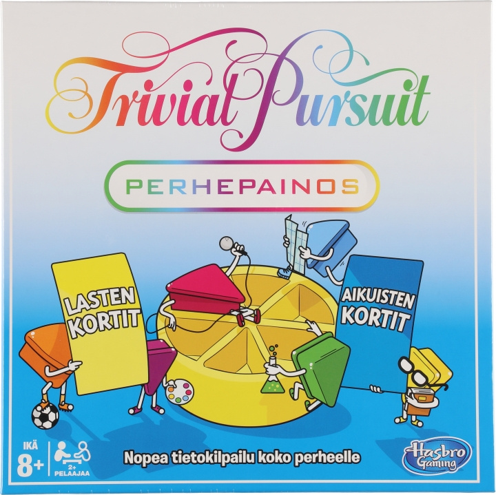 Hasbro Trivial Pursuit Family Edition triviaspel, 2017 FI in de groep SPEELGOED, KINDER- & BABYPRODUCTEN / Spelletje / Bordspellen bij TP E-commerce Nordic AB (C38456)