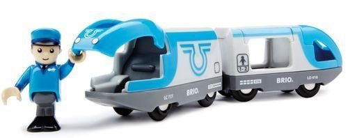 BRIO Railway 33506 - Passagerartåg batteridrivet in de groep SPEELGOED, KINDER- & BABYPRODUCTEN / Speelgoed / Bouwspeelgoed / Brio treinrails bij TP E-commerce Nordic AB (C40382)