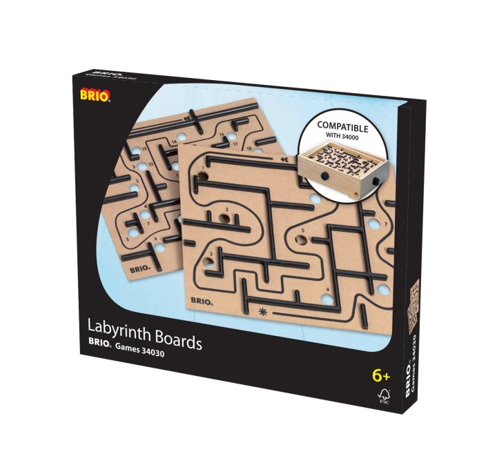 BRIO Games 34030 - Labyrintplattor in de groep SPEELGOED, KINDER- & BABYPRODUCTEN / Spelletje / Bordspellen bij TP E-commerce Nordic AB (C40484)