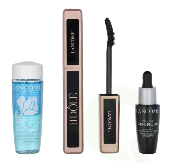 Lancome Lash Idole Mascara Set 48 ml #01 Glossy Black Mascara 8ml/Make-Up Remover 30ml/Anti-Aging Serum 10ml in de groep BEAUTY & HEALTH / Makeup / Ogen & Wenkbrauwen / Mascara bij TP E-commerce Nordic AB (C40806)