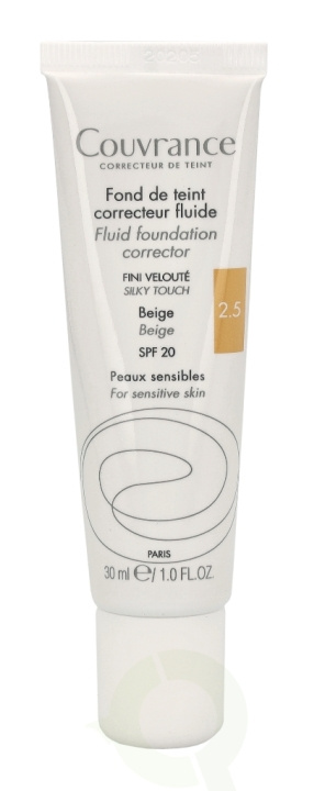 Avene Couvrance Fluid Foundation Corrector SPF20 30 ml #2.5 Beige in de groep BEAUTY & HEALTH / Makeup / Make-up gezicht / Foundation bij TP E-commerce Nordic AB (C41240)