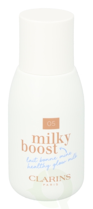 Clarins Milky Boost Foundation 50 ml #05 Milky Sandalwood in de groep BEAUTY & HEALTH / Makeup / Make-up gezicht / Foundation bij TP E-commerce Nordic AB (C41358)