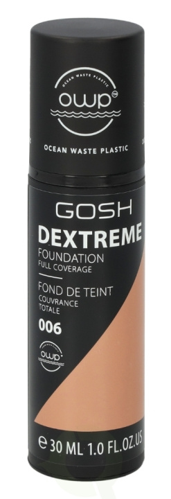 Gosh Dextreme Full Coverage Foundation 30 ml 006 Honey in de groep BEAUTY & HEALTH / Makeup / Make-up gezicht / Foundation bij TP E-commerce Nordic AB (C41499)