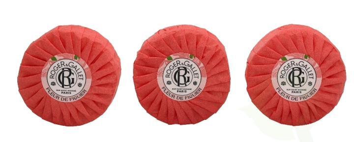 Roger & Gallet Fleur De Figuier Giftset 300 gr, Soap Bar - 3x100gr in de groep BEAUTY & HEALTH / Cadeausets / Cadeausets voor hem bij TP E-commerce Nordic AB (C42356)