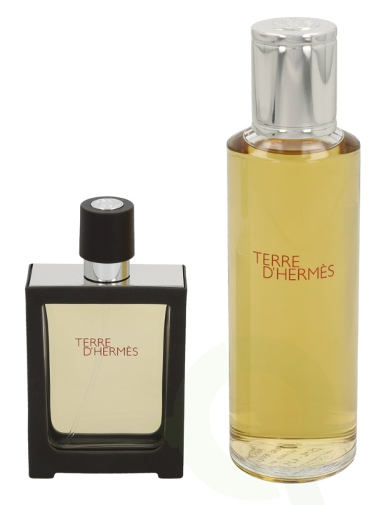 Hermes Terre D\'Hermes Giftset 155 ml Pure Perfume 30ml/Pure Perfume Refill 125ml in de groep BEAUTY & HEALTH / Cadeausets / Cadeausets voor hem bij TP E-commerce Nordic AB (C42488)