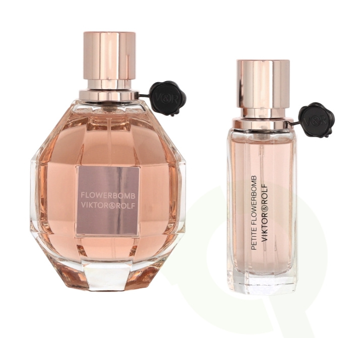 Viktor & Rolf Flowerbomb Giftset 120 ml, Edp Spray 100ml/Edp Spray 20ml in de groep BEAUTY & HEALTH / Cadeausets / Cadeausets voor haar bij TP E-commerce Nordic AB (C42530)