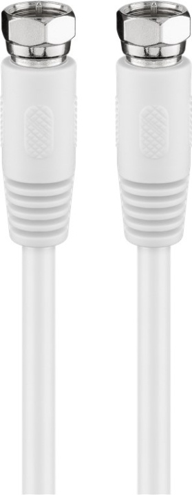 Goobay SAT-antennekabel (80 dB), dubbel afgeschermd F-stekker > F-stekker (volledig afgeschermd), 1.5 m in de groep HOME ELECTRONICS / Kabels & Adapters / Antennekabels & Accessoires / Antennekabels bij TP E-commerce Nordic AB (C42723)