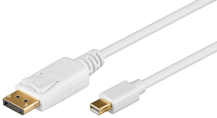 Goobay Mini DisplayPort™-adapterkabel, verguld Mini-DisplayPort-stekker > DisplayPort™-connector, 2 m in de groep COMPUTERS & RANDAPPARATUUR / Computerkabels / DisplayPort / Kabels bij TP E-commerce Nordic AB (C42797)