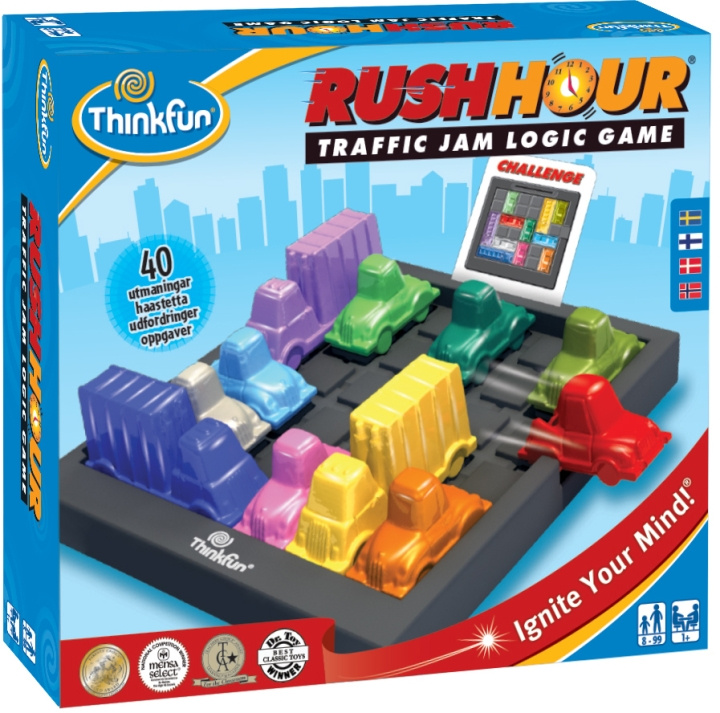 Think Fun Rush Hour brädspel in de groep SPEELGOED, KINDER- & BABYPRODUCTEN / Spelletje / Bordspellen bij TP E-commerce Nordic AB (C43821)