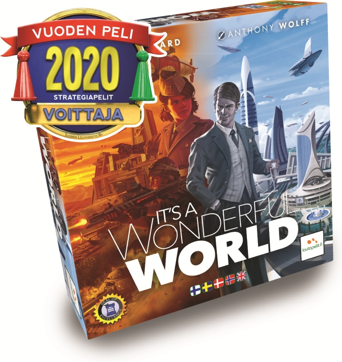 Its a Wonderful World - strategispel in de groep SPEELGOED, KINDER- & BABYPRODUCTEN / Spelletje / Bordspellen bij TP E-commerce Nordic AB (C43833)