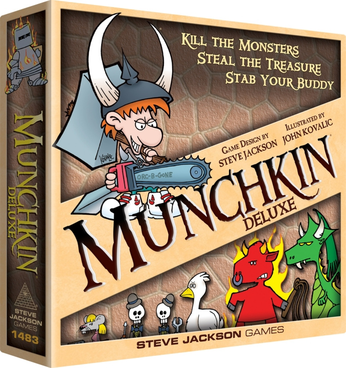 Munchkin Deluxe Strategispel (ENG) in de groep SPEELGOED, KINDER- & BABYPRODUCTEN / Spelletje / Bordspellen bij TP E-commerce Nordic AB (C43850)