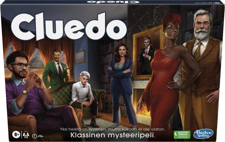 Hasbro Cluedo Classic brädspel, på finska in de groep SPEELGOED, KINDER- & BABYPRODUCTEN / Spelletje / Bordspellen bij TP E-commerce Nordic AB (C43892)