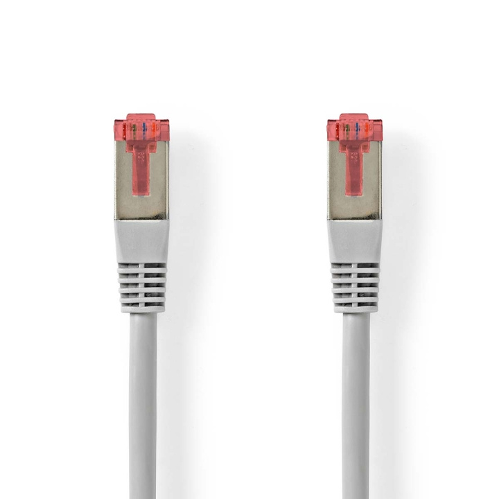 Nedis CAT6 Netwerkkabel | RJ45 Male | RJ45 Male | SF/UTP | 20.0 m | Rond | PVC | Grijs | Label in de groep COMPUTERS & RANDAPPARATUUR / Computerkabels / Netwerkkabels / Cat6 bij TP E-commerce Nordic AB (C44428)