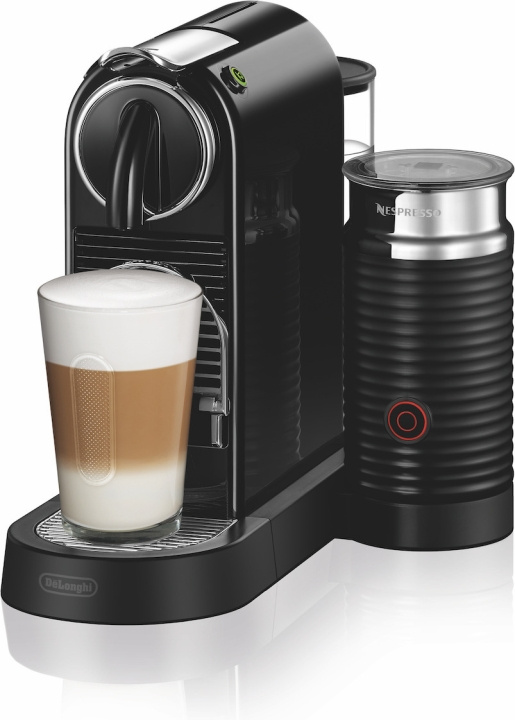 DeLonghi Nespresso Citiz & Milk - Kapselmaskin, Svart in de groep HUISHOUDEN & TUIN / Huishoudelijke apparaten / Koffiezetapparaten en accessoires / Koffiezetapparaten bij TP E-commerce Nordic AB (C44479)