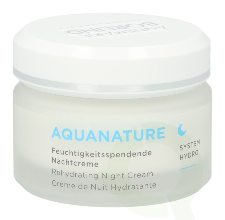 Annemarie Borlind Aquanature Rehydrating Night Cream 50 ml in de groep BEAUTY & HEALTH / Huidsverzorging / Gezicht / Gezichtscrèmes bij TP E-commerce Nordic AB (C45782)