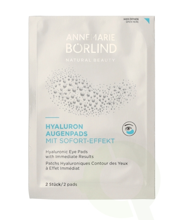 Annemarie Borlind Hyalluronic Eye Pads 14.88 gr 6x2 pcs in de groep BEAUTY & HEALTH / Huidsverzorging / Gezicht / Ogen bij TP E-commerce Nordic AB (C45823)