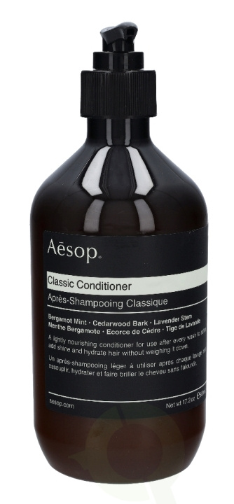 AESOP Classic Conditioner 500 ml in de groep BEAUTY & HEALTH / Haar & Styling / Haarverzorging / Conditioner bij TP E-commerce Nordic AB (C45895)