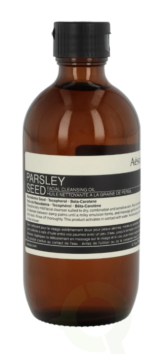 AESOP Parsley Seed Facial Cleansing Oil 200 ml in de groep BEAUTY & HEALTH / Huidsverzorging / Gezicht / Schoonmaak bij TP E-commerce Nordic AB (C45897)