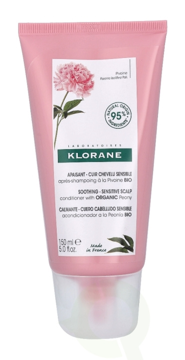 Klorane Gel Conditioner With Peony 150 ml Sensitive And Irritated Scalp in de groep BEAUTY & HEALTH / Haar & Styling / Haarverzorging / Conditioner bij TP E-commerce Nordic AB (C46608)