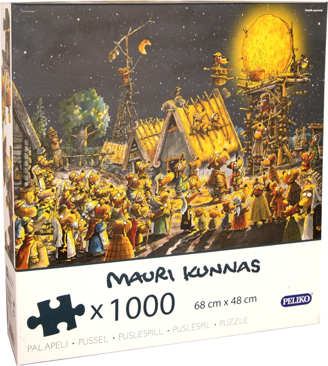 Mauri Kunnas Forging the Sun-pussel, 1000 bitar in de groep SPORT, VRIJE TIJD & HOBBY / Hobby / Puzzel bij TP E-commerce Nordic AB (C46894)