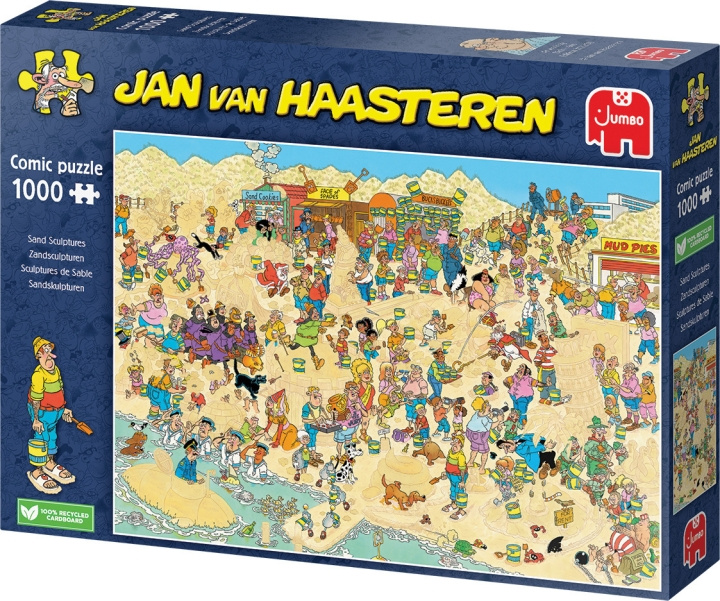 Jan Van Haasteren, Sandskulpturer pussel, 1000 bitar in de groep SPORT, VRIJE TIJD & HOBBY / Hobby / Puzzel bij TP E-commerce Nordic AB (C46987)