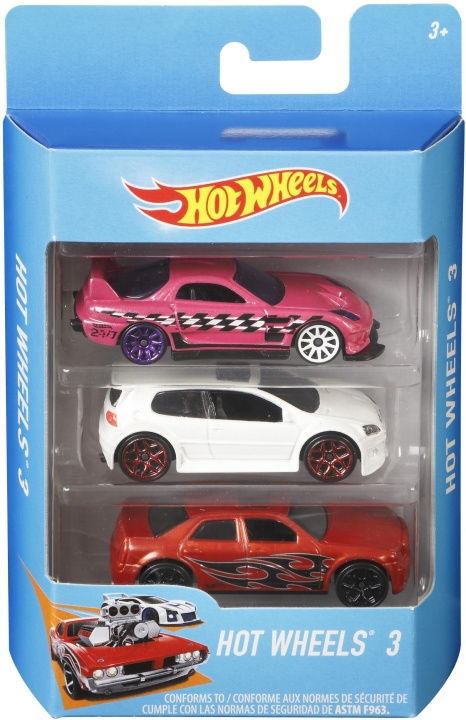 Hot Wheels minibilar, 3 st in de groep SPEELGOED, KINDER- & BABYPRODUCTEN / Speelgoed / Speelgoedauto\'s bij TP E-commerce Nordic AB (C47177)