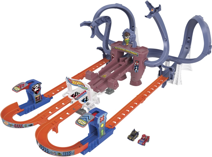 Hot Wheels Marvel Racer Verse Spidey Circuit Track Set in de groep SPEELGOED, KINDER- & BABYPRODUCTEN / Speelgoed / Autobanen bij TP E-commerce Nordic AB (C47266)