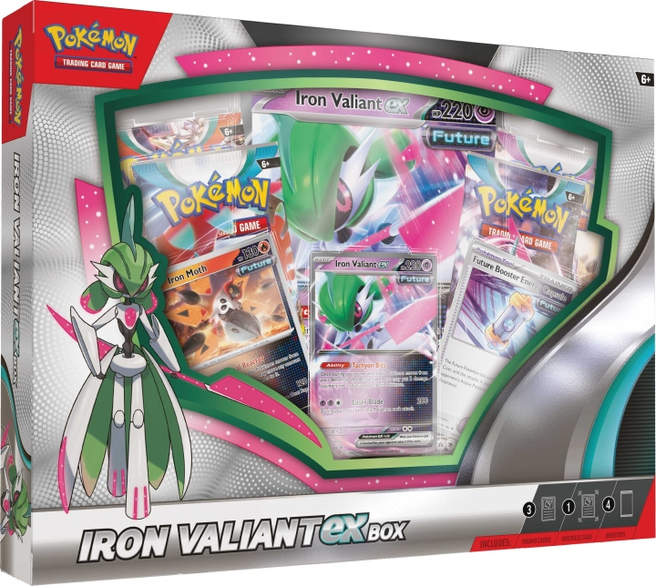 POKEMON TCG: Iron Valiant ex Box in de groep SPEELGOED, KINDER- & BABYPRODUCTEN / Speelgoed / Speelgoed bij TP E-commerce Nordic AB (C47310)