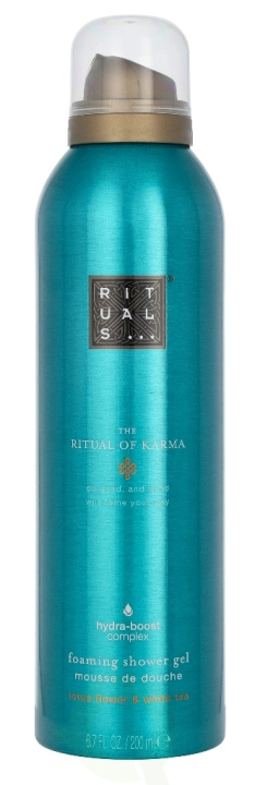 Rituals Karma Shower Foam Full Of Kindness 200 ml Holy Lotus & Organic White Tea in de groep BEAUTY & HEALTH / Huidsverzorging / Lichaamsverzorging / Bad- en douchegels bij TP E-commerce Nordic AB (C47469)